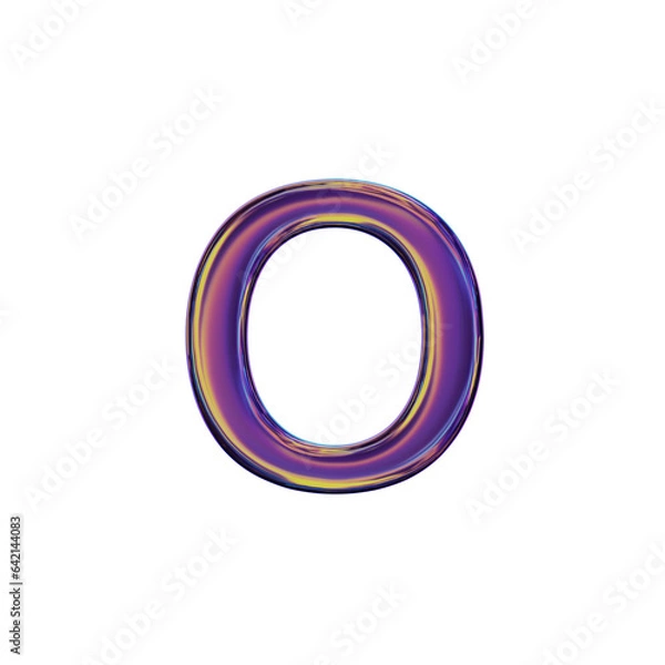 Obraz 3D Letter O