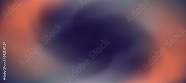 Fototapeta Dark grainy texture of blue, green, purple, orange and pink on dark. Retro wave, vaporwave and synthwave. Design for banner, background, wallpaper, template, digital print, landing page and more. 