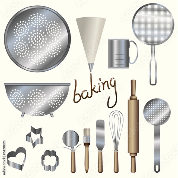 Obraz kitchen bakery utensils