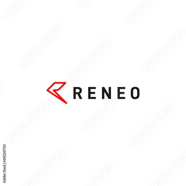 Obraz letter R abstract logo design