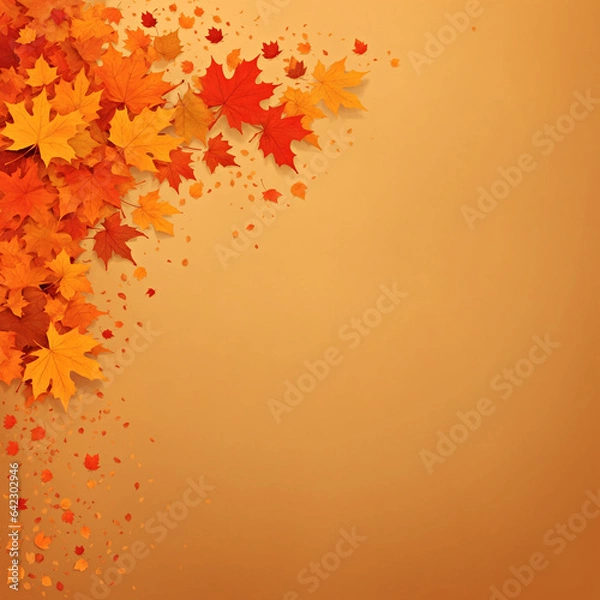 Fototapeta 紅葉背景1