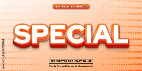 Obraz 3D style special text effects