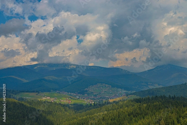 Fototapeta Mountains in summer