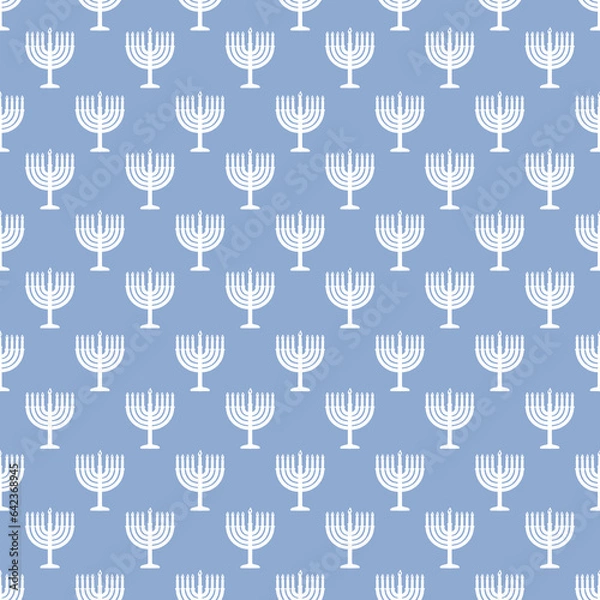 Obraz Hanukkah Seamless Pattern