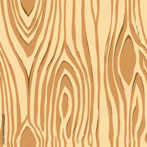 Obraz WOOD GRAIN Seamless Pattern. Hand Drawn Seamless Pattern. WOOD TEXTURE

