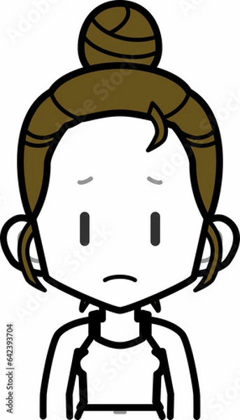 Fototapeta hb部屋着女性BU_fOL02