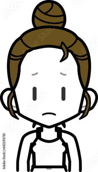 Fototapeta hb部屋着女性BU_fOL02