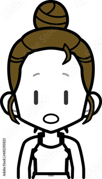 Fototapeta hb部屋着女性BU_fOL04