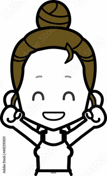 Obraz hb部屋着女性BU_fOL06