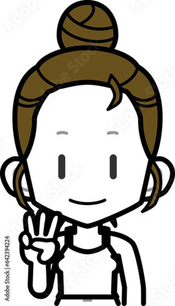 Obraz hb部屋着女性BU_fOL15