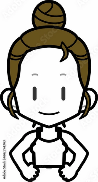 Obraz hb部屋着女性BU_fOL19