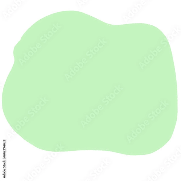 Obraz green paper bubble