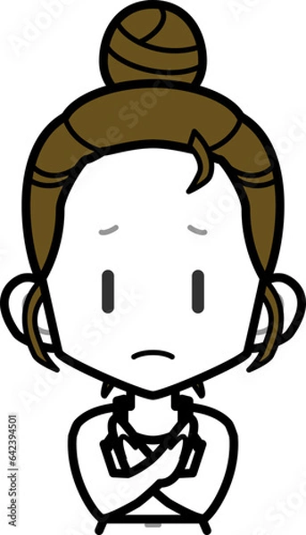 Fototapeta hb部屋着女性BU_fOL21