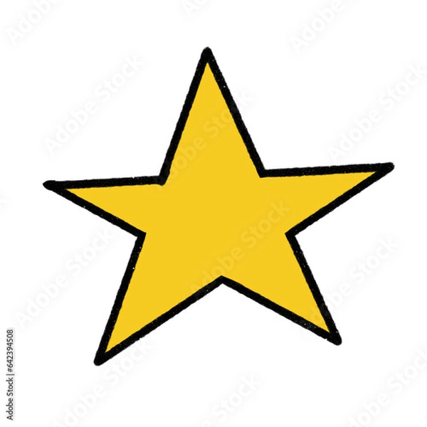 Obraz golden star icon