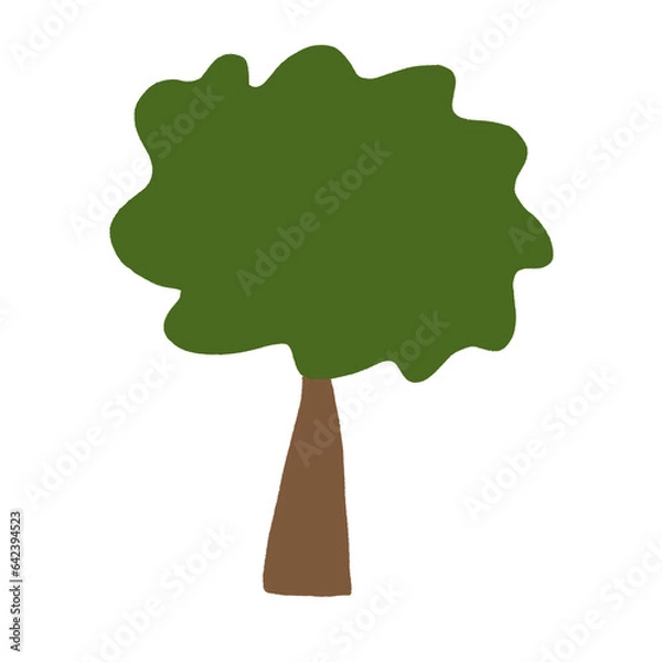 Obraz tree vector illustration