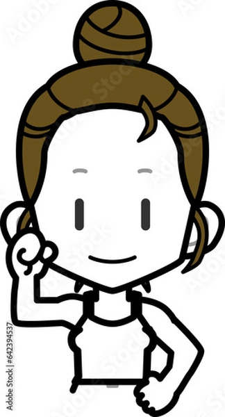 Fototapeta hb部屋着女性BU_fOL22