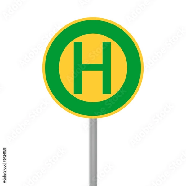 Obraz bushaltestelle