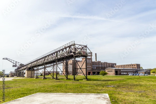 Fototapeta Old German WW2 V2 rocket-factory