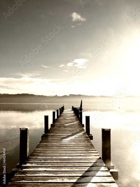 Obraz drewniany pomost (78)