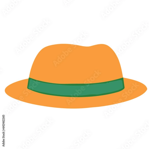 Fototapeta Chic and Versatile A Stylish Hat Vector Illustration, Ideal for Adding a Touch of Fashion to Your Creative Projects