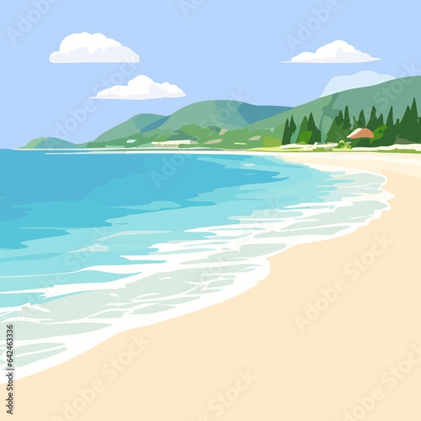 Fototapeta Under the Deep Blue: A Mesmerizing Oceanic Wonderland Background