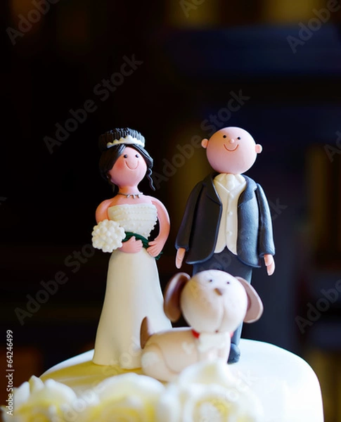 Obraz Wedding cake decoration
