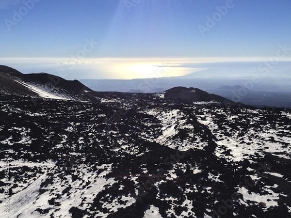 Fototapeta vulcano etna