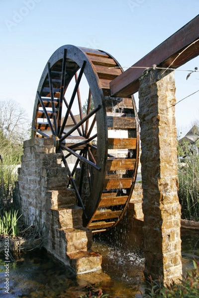 Fototapeta Roue à eau
