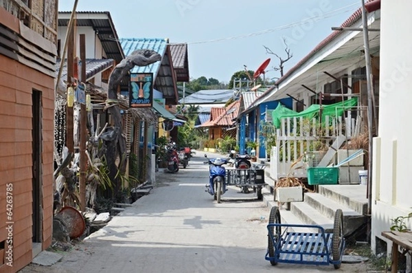 Obraz ko lipe island street