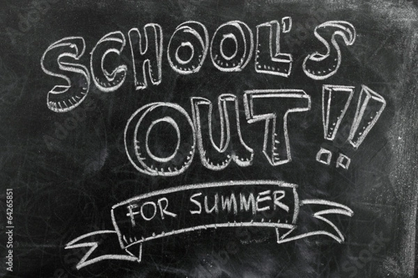 Obraz School's out