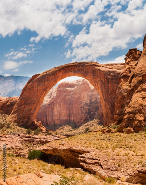 Fototapeta Rainbow Bridgeand Clouds