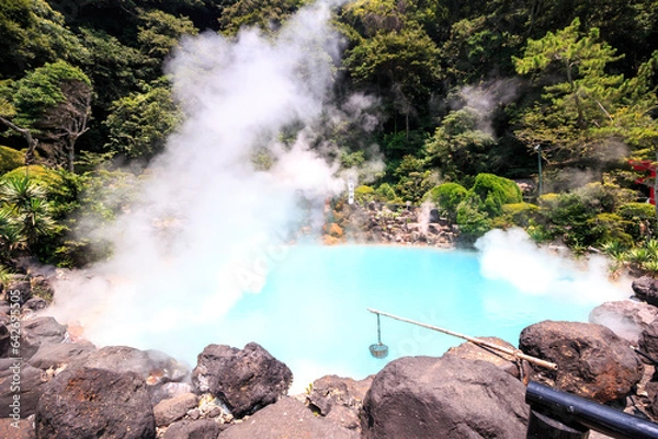 Fototapeta 海地獄　大分県別府市　別府温泉