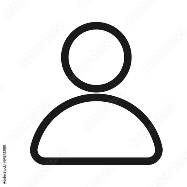 Fototapeta user icon vector