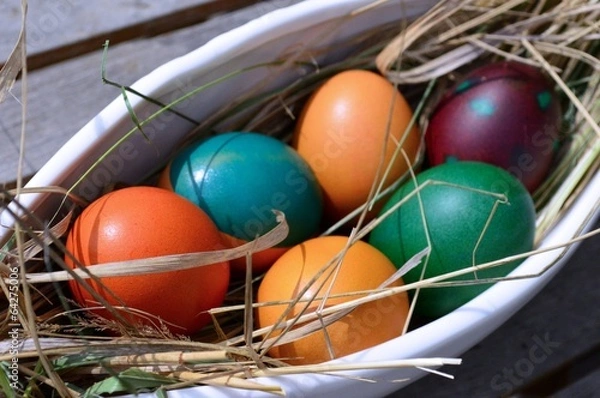 Obraz Ostereier im Nest