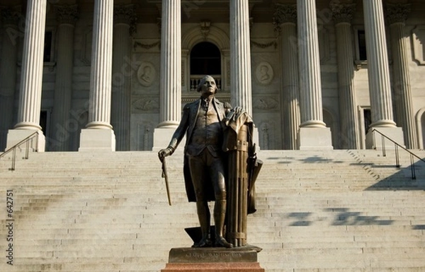 Obraz george washington with columns