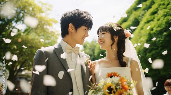 Obraz 幸せな結婚式