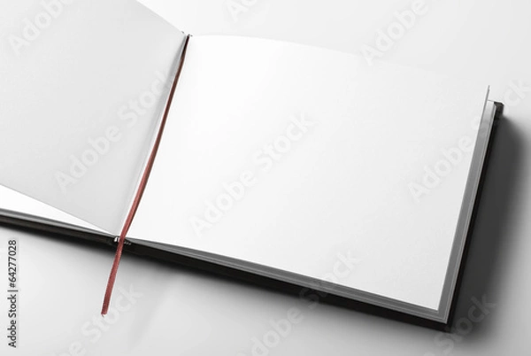 Fototapeta Blank open diary