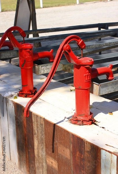 Fototapeta water pump