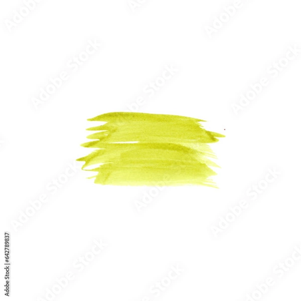 Fototapeta Abstract texture and background with yellow brushstroke like lines drawn by watercolor. Great basic of print, badge, party invitation, banner, tag.