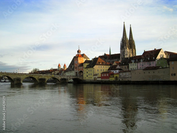 Obraz Historic river front
