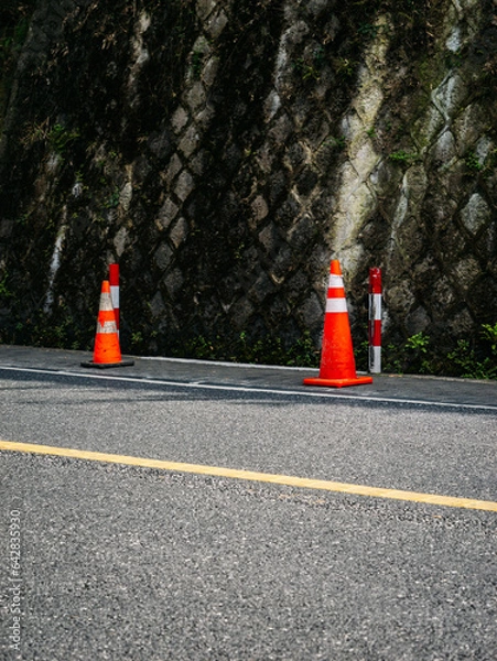 Obraz cones on the road