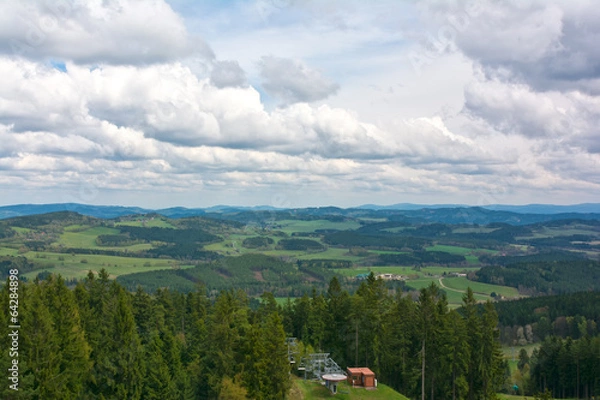 Obraz Lipno - tree top walk view