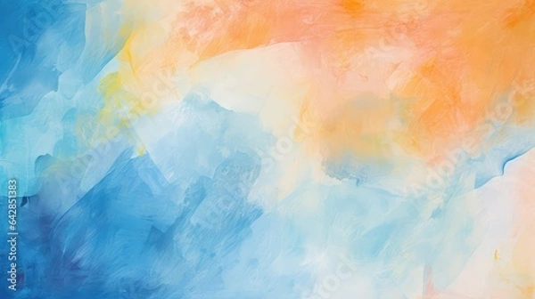 Fototapeta Abstract watercolor texture background. Generative AI