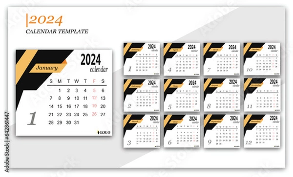 Obraz calendar 2024 