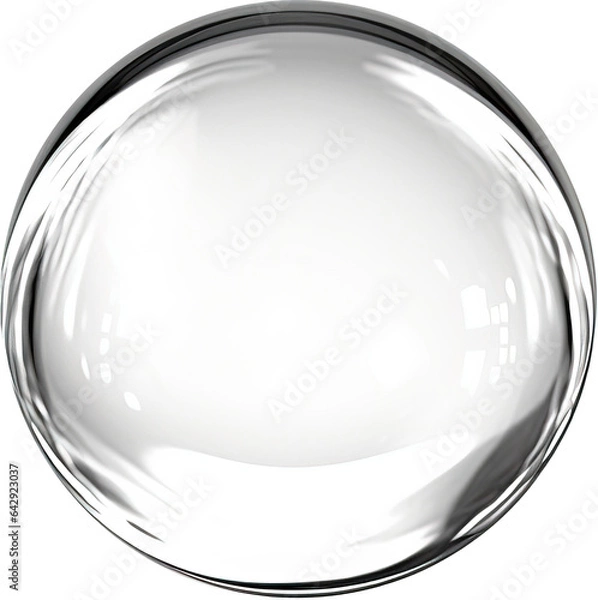 Obraz Transparent glass sphere