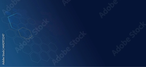 Fototapeta Artificial Inteligence technology banner AI banner Human brain AI Motherboard Tech futuristic banner Generative AI, Binary, Traces