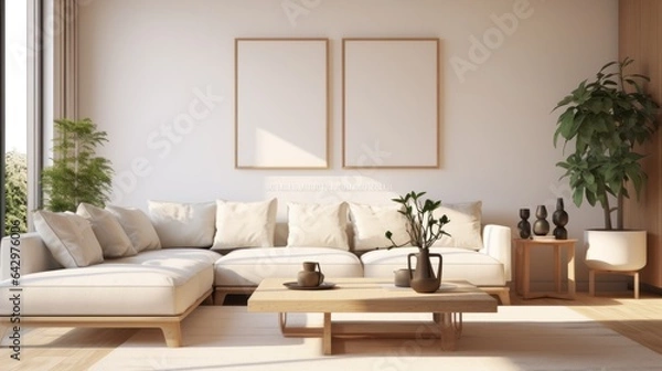 Fototapeta The Essence of Modern Elegance: Radiating Ambiance Defines Chic Spaces