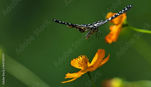 Fototapeta 호랑나비와 꽃