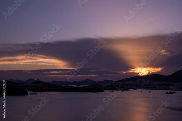 Fototapeta 여수의 낙조