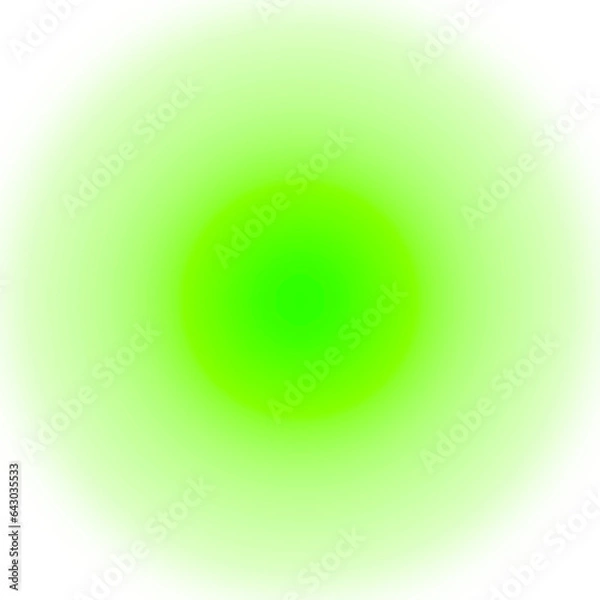 Obraz Blurred green gradient transparent circle background. 